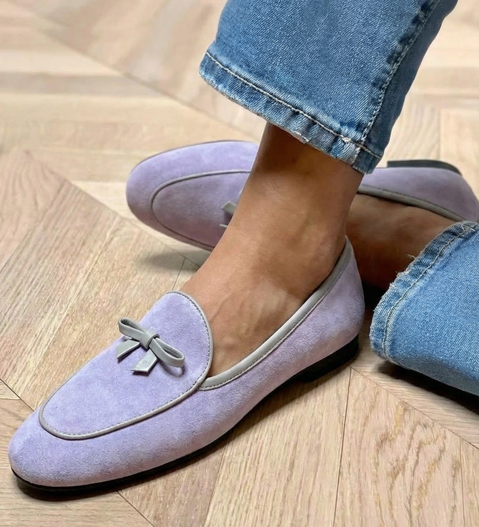 Genevieve | Bow Detail Loafers