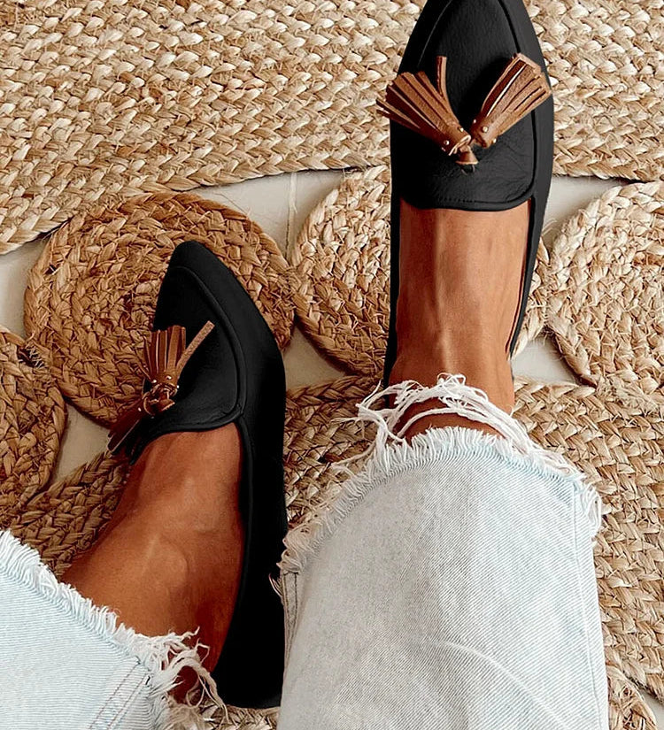 Vesperia | Fringed Pointed Flats