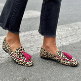 Rosalie | Leopard Pointed Toe Flats