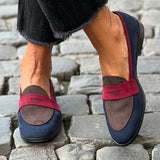 Sylvie | Two-Tone Driving Loafers