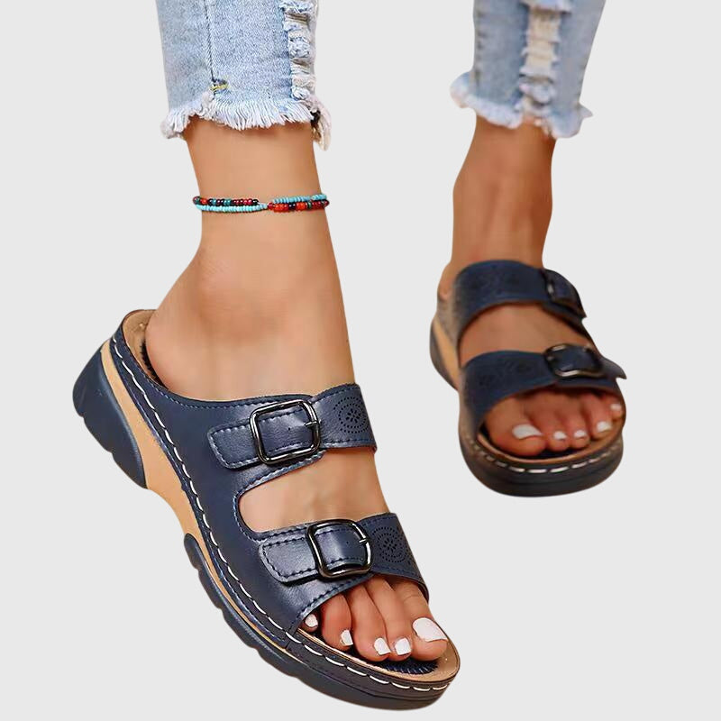 DIORA | ORTHOPAEDIC LEATHER SANDALS