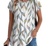 Necie | Chic Printed Blouse