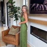 Aurelia | One-Shoulder Pleated Dress