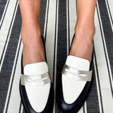 Willow | Two-Tone Monochrome Loafers