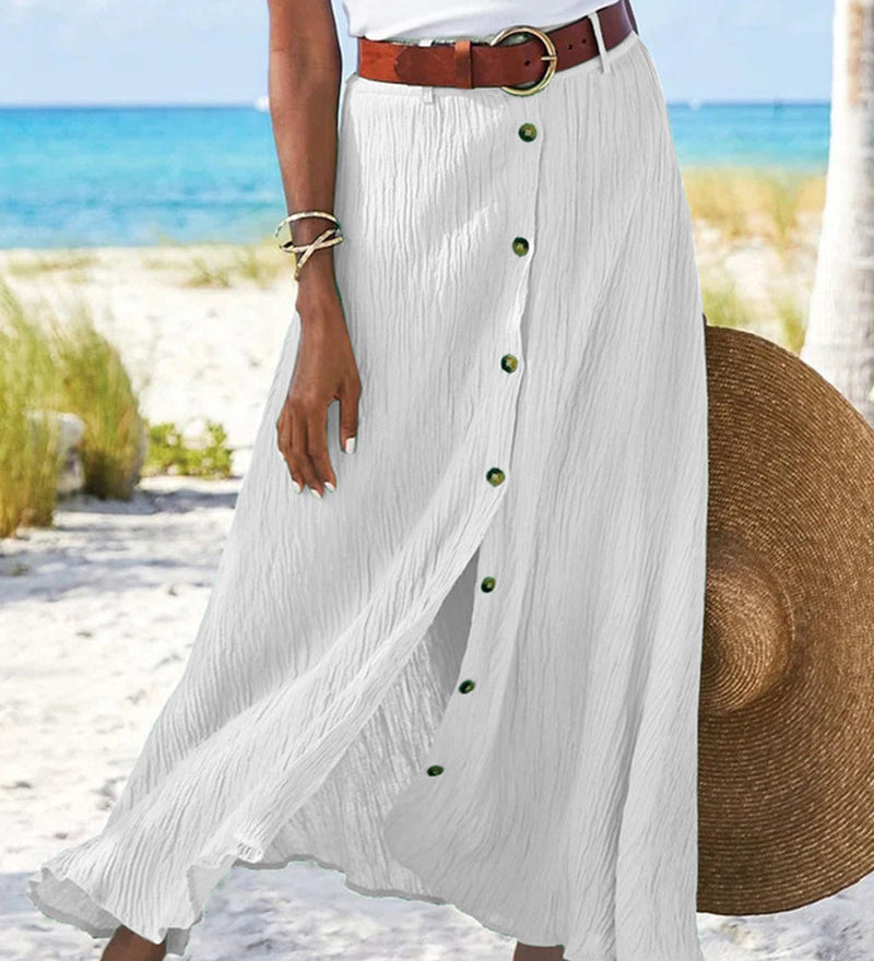 Marie | Flowing Skirt with Buttons