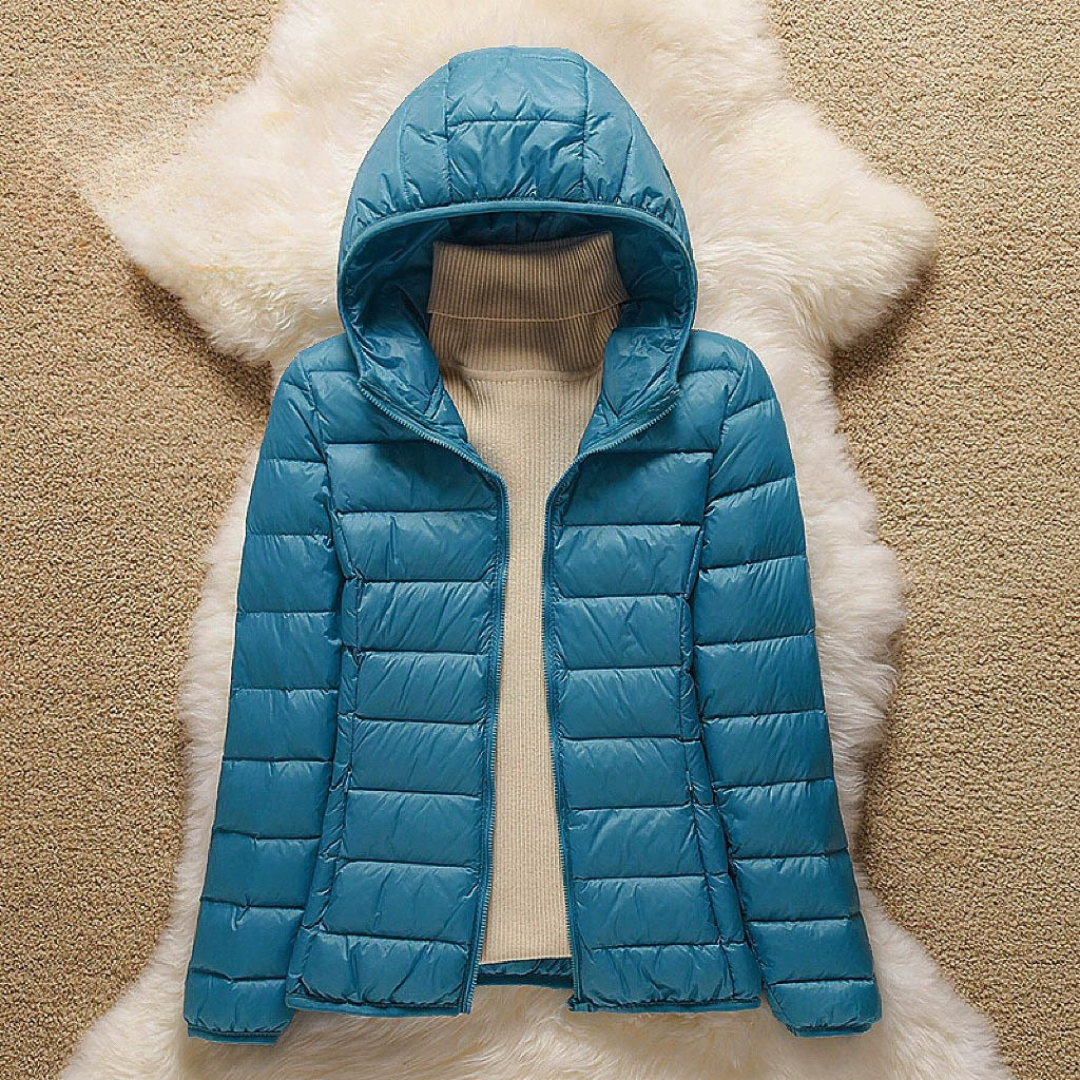 TRANSITIONAL PUFFED JACKET | OCEAN BLUE