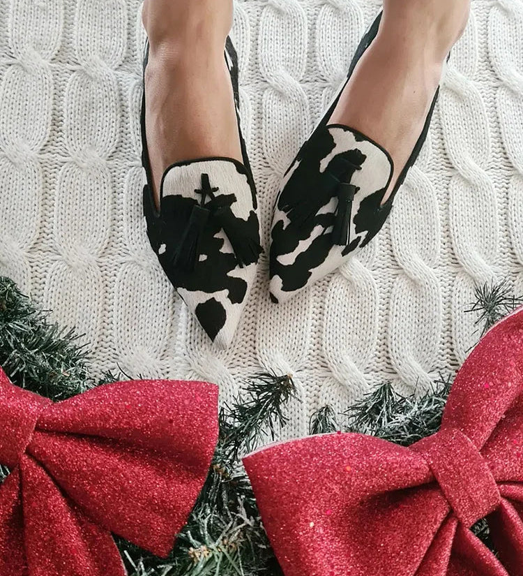 Nala | Leopard Fringe Flats