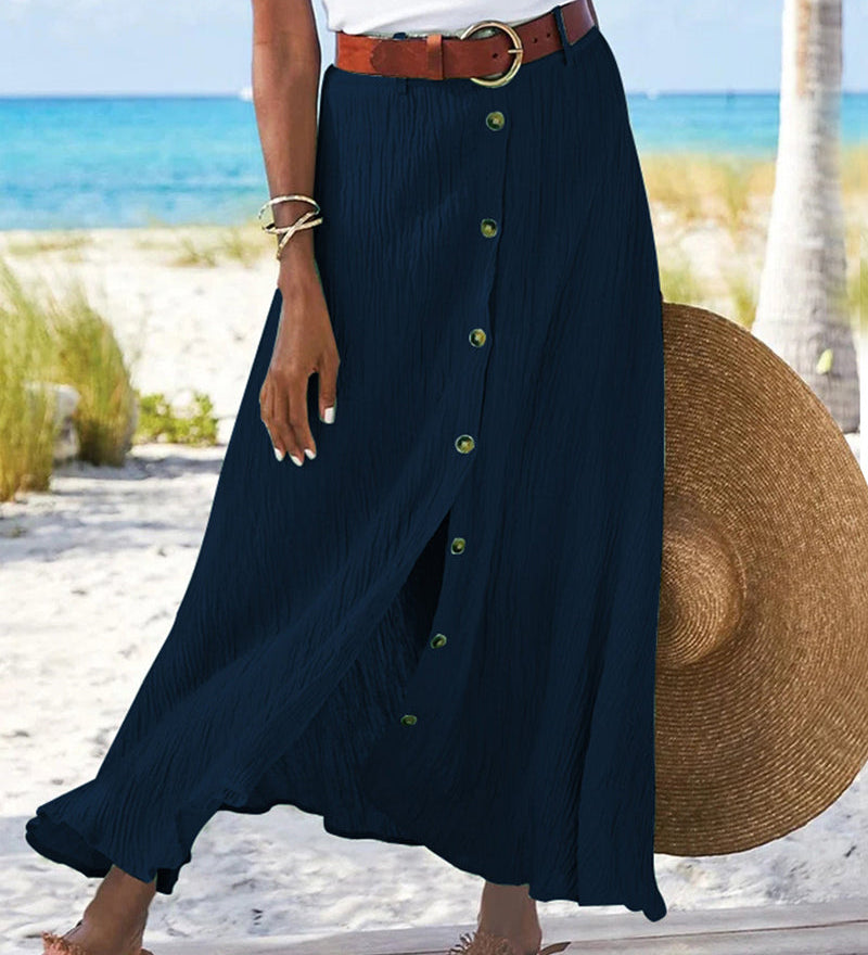 Marie | Flowing Skirt with Buttons