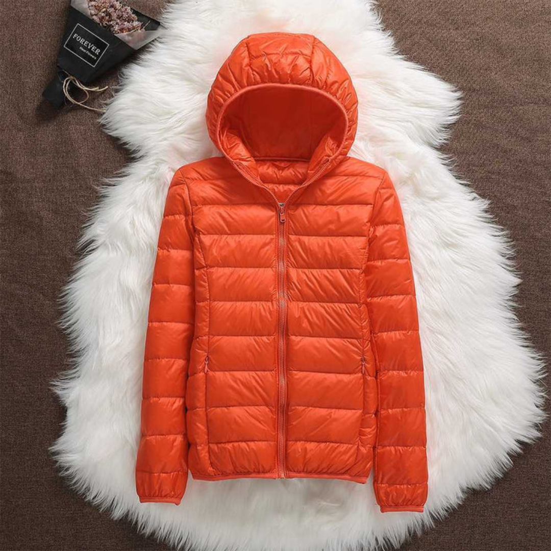 TRANSITIONAL PUFFED JACKET | ORANGE