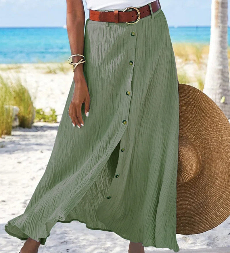 Marie | Flowing Skirt with Buttons