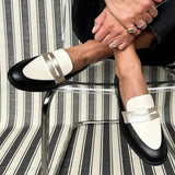 Willow | Two-Tone Monochrome Loafers