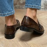 Maevie | Classic Brown Loafers