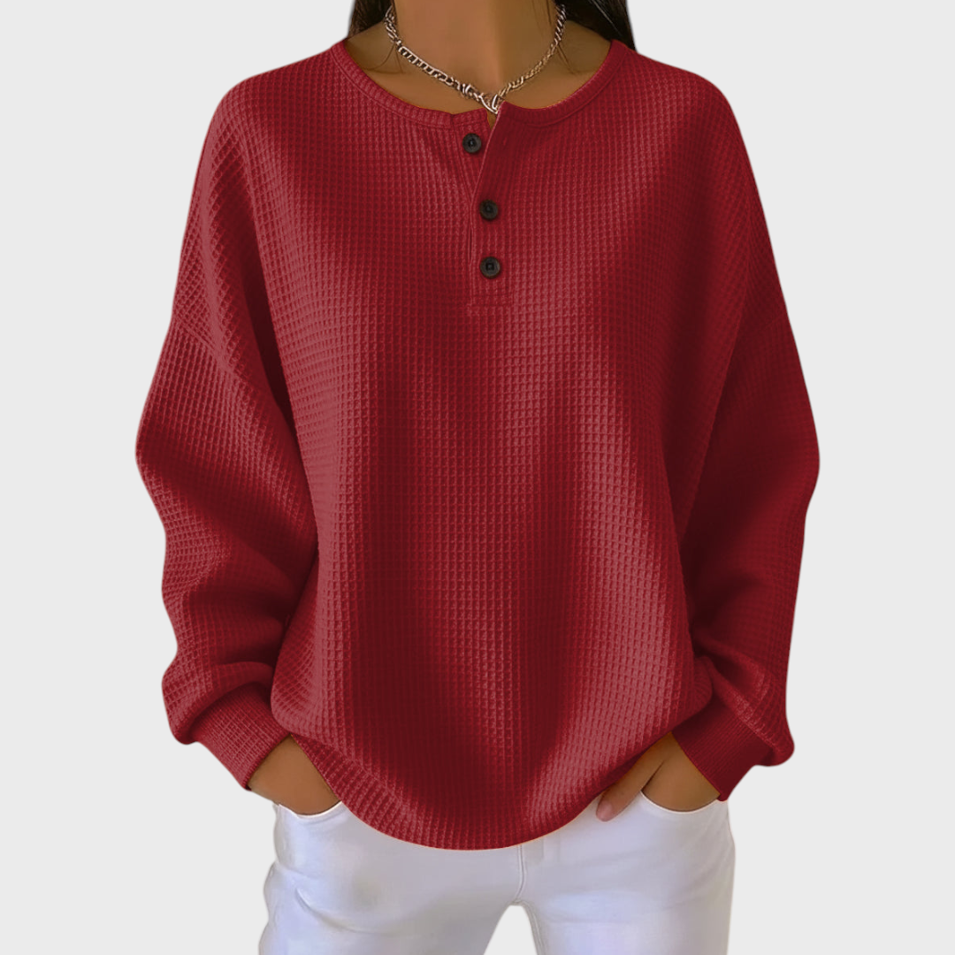 Elsie | Jumper in Soft Waffle Knit