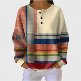 Millie | Jumper with Colourful Striped Pattern