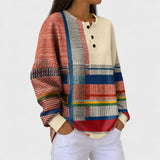 Millie | Jumper with Colourful Striped Pattern