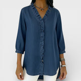 Heather | Elegant Ruffled Blouse