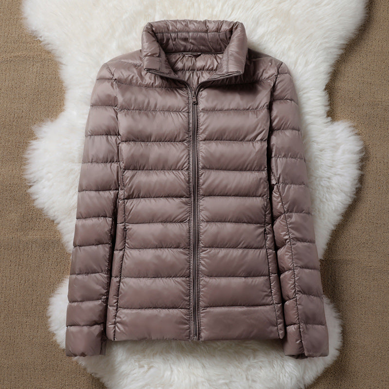TRANSITIONAL PUFFED JACKET | CHAMPAGNE