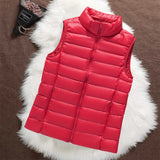 PADDED GILET | RED