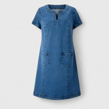 Christine | Elegant Denim Dress