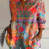 Sadie | Colourful Pattern Blouse