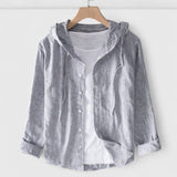 Demi | Elegant Hooded Blouse