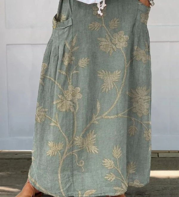 Marie | Lightweight Printed Skirt