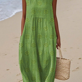 Clementine | Mixed Pattern Midi Dress