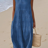 Clementine | Mixed Pattern Midi Dress