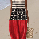 Florence | Colour Block Midi Dress