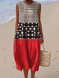 Florence | Colour Block Midi Dress