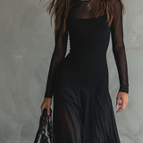 Tilda | Black Loose Maxi Dress