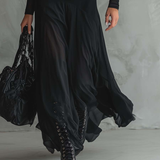 Tilda | Black Loose Maxi Dress