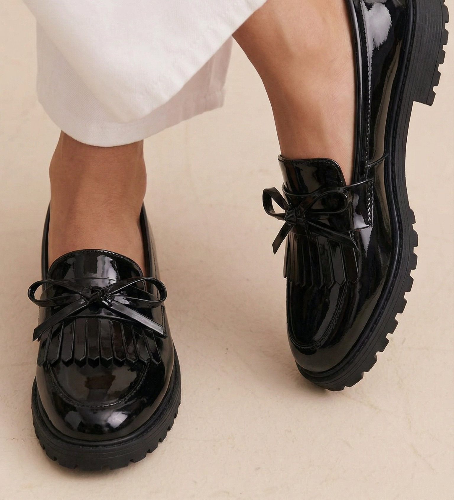 Cailie | Chunky Fringe Loafers