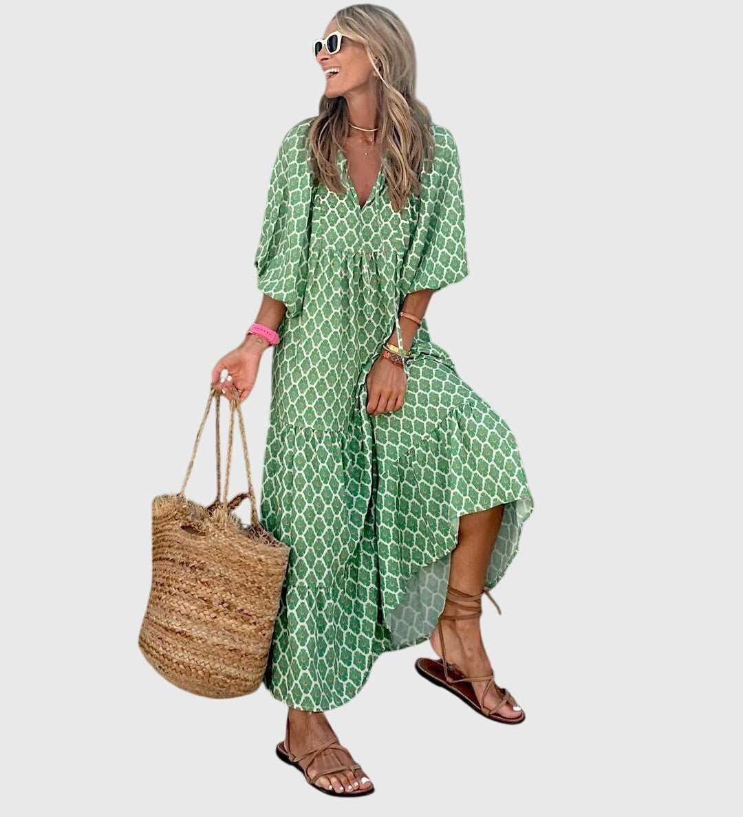 Sarah™ | Boho Maxi Dress