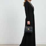 Kara | Long-Sleeve Deep V-Neck Maxi Dress
