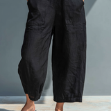 Sleeveless Linen Dungarees