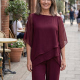 Valerie | Soft Drape Two-Piece Set – Effortless Polish, All-Day Comfort