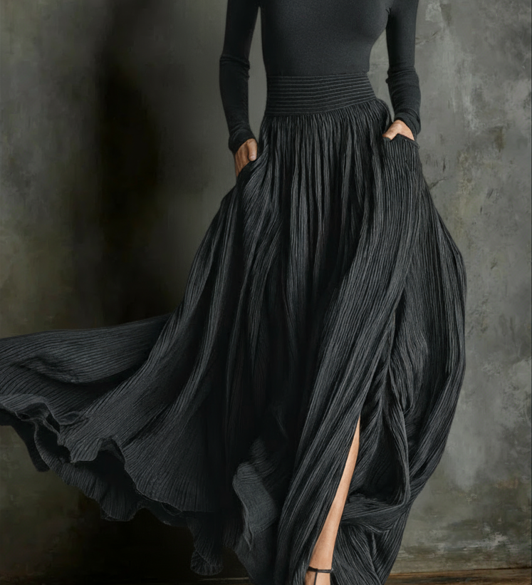 Raquel | High-Waisted Maxi Dress