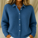 Katrina | Structured knitted jacket with Buttons