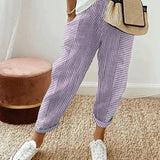 Lily | Striped Lily Trousers